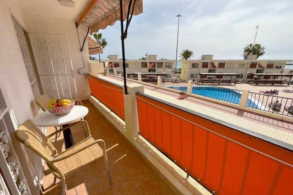 Vera Mar 8A Primera Linea Con Piscina Y Parking Arona  Ngoại thất bức ảnh